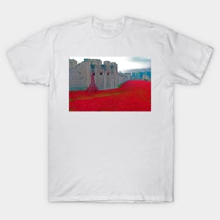 Tower Of London Red Poppy T-Shirt